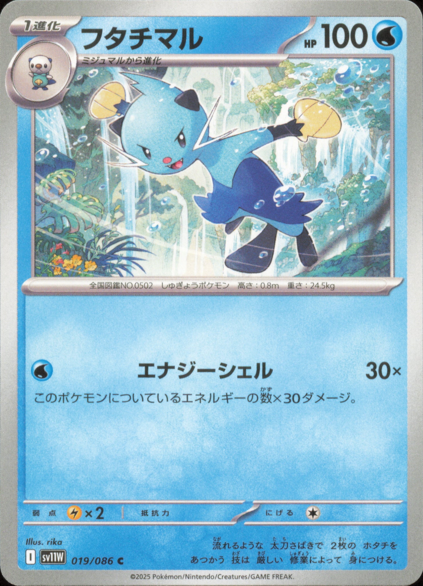 Dewott 019/086 / SV11W – front of the card