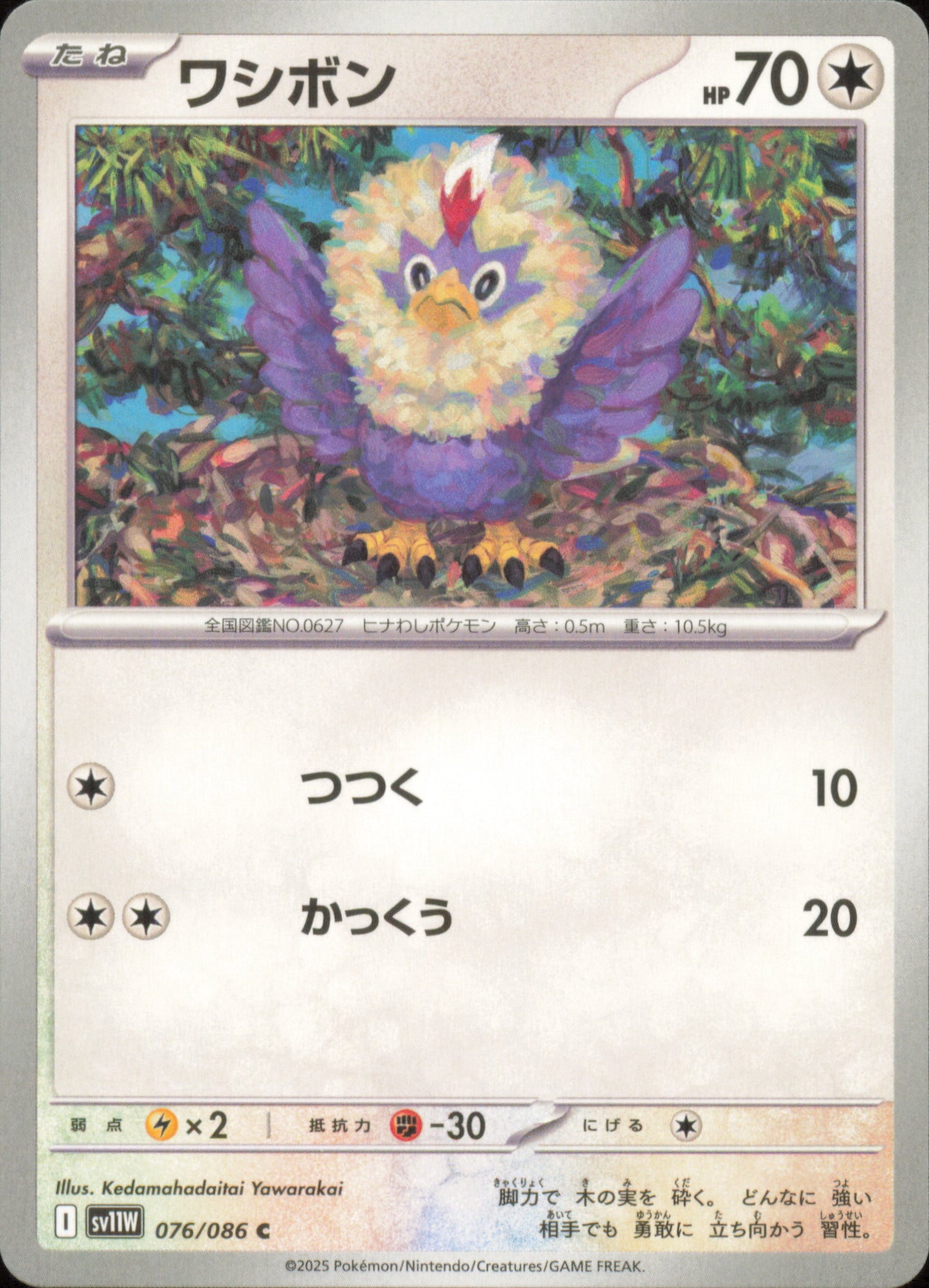 Rufflet 076/086 / SV11W – front of the card