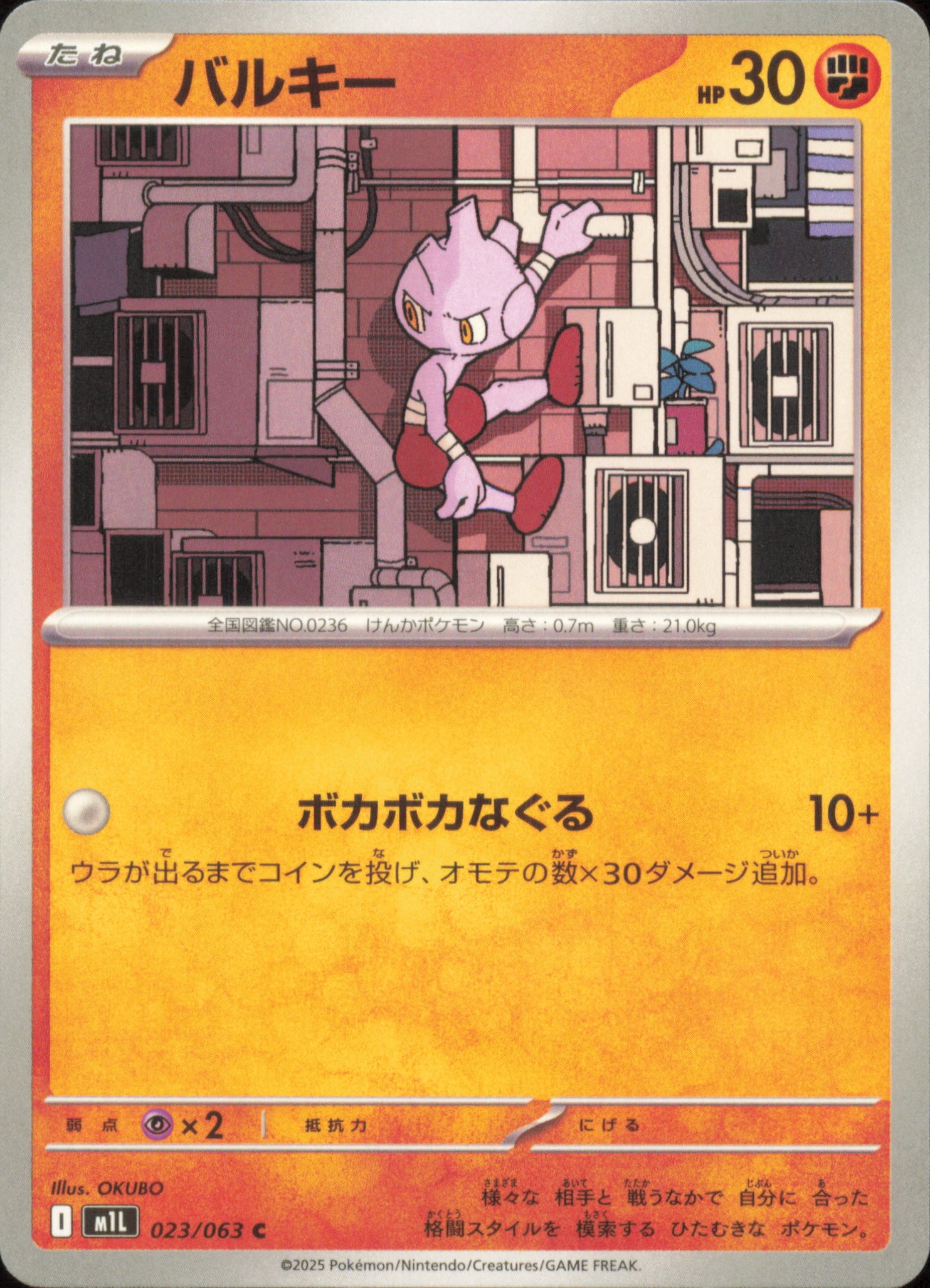 Débugant 023/063 / M1L – recto de la carte