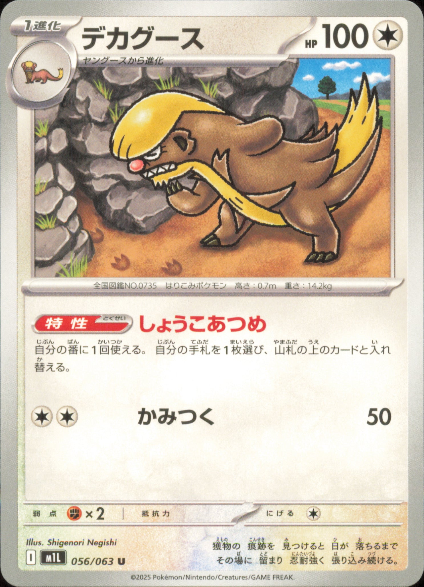 Gumshoos 056/063 / M1L – card front