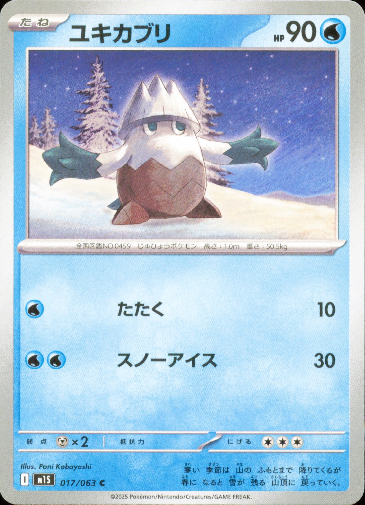 Blizzi 017/063 / M1S – recto de la carte