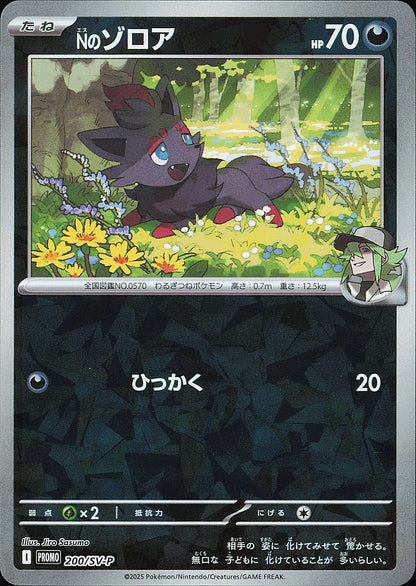 Zorua de N 200/SV-P / Mint opened — recto