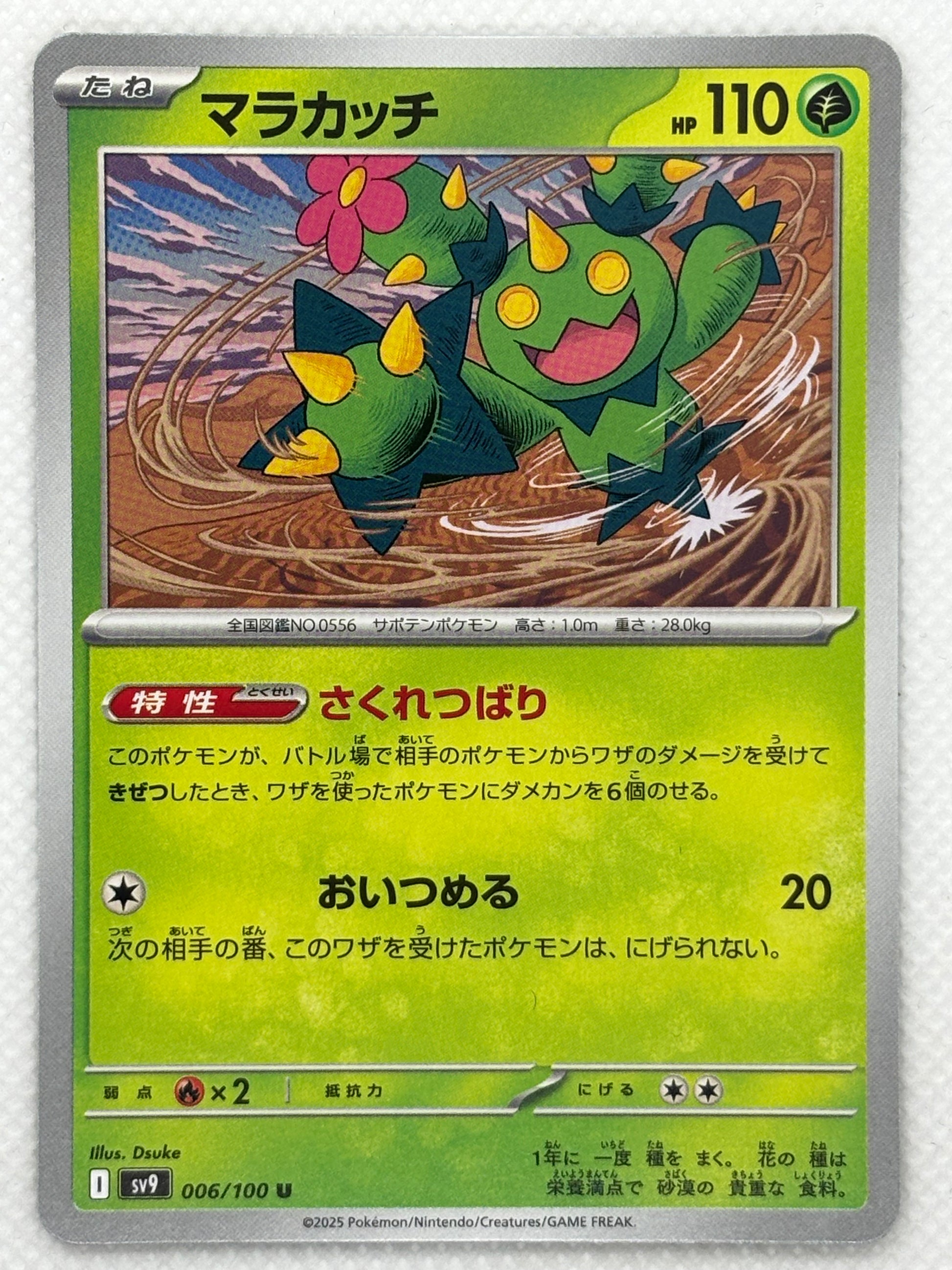 Maractus card showing its details, abilities, and its role in the Battle Partners set.